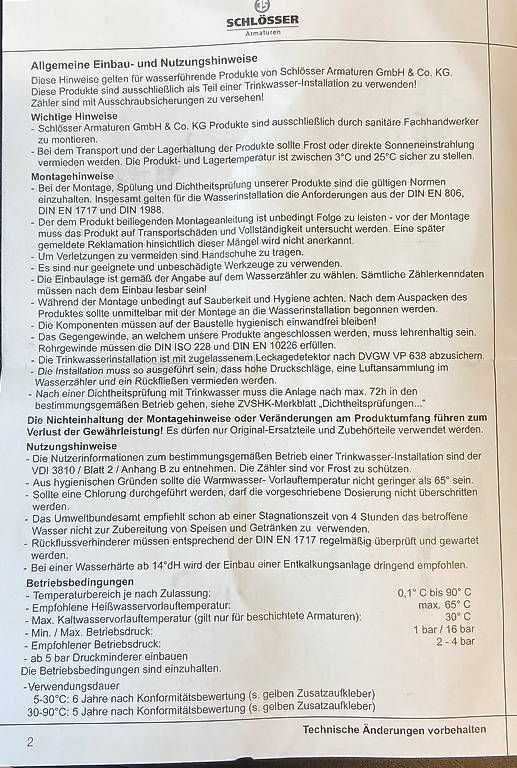 Misurare: JS-Einstrahlzähler – Usato da Nürensdorf venduto da pgiuga 2