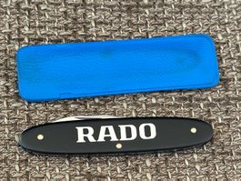 Altes Uhrenmesser WENGER „RADO" mit Etui TOP RAR