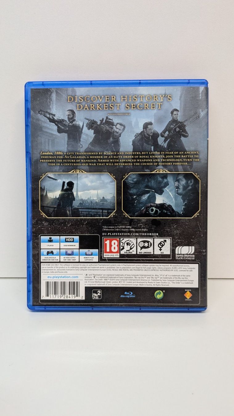 Giochi: The Order: 1886 - PlayStation 4 – Usato da Menziken venduto da mame18 2