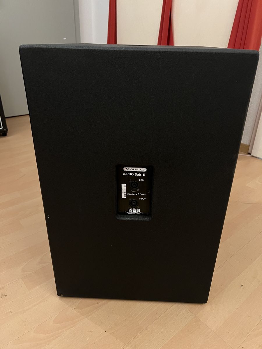 Casse acustiche: Elokance e-Pro Sub15 subwoofer 900w rms 8ohm – Nuovo (secondo la descrizione) da Emmenbrücke venduto da denola 2
