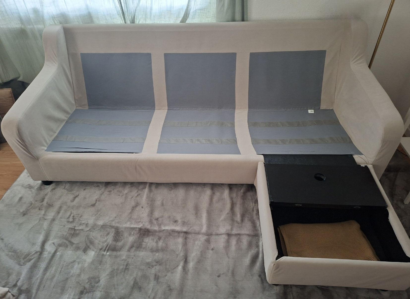 Ikea Divani: VINLIDEN 3-er-Ecksofa, Beige – Usato da Schafisheim venduto da piiep_17 1