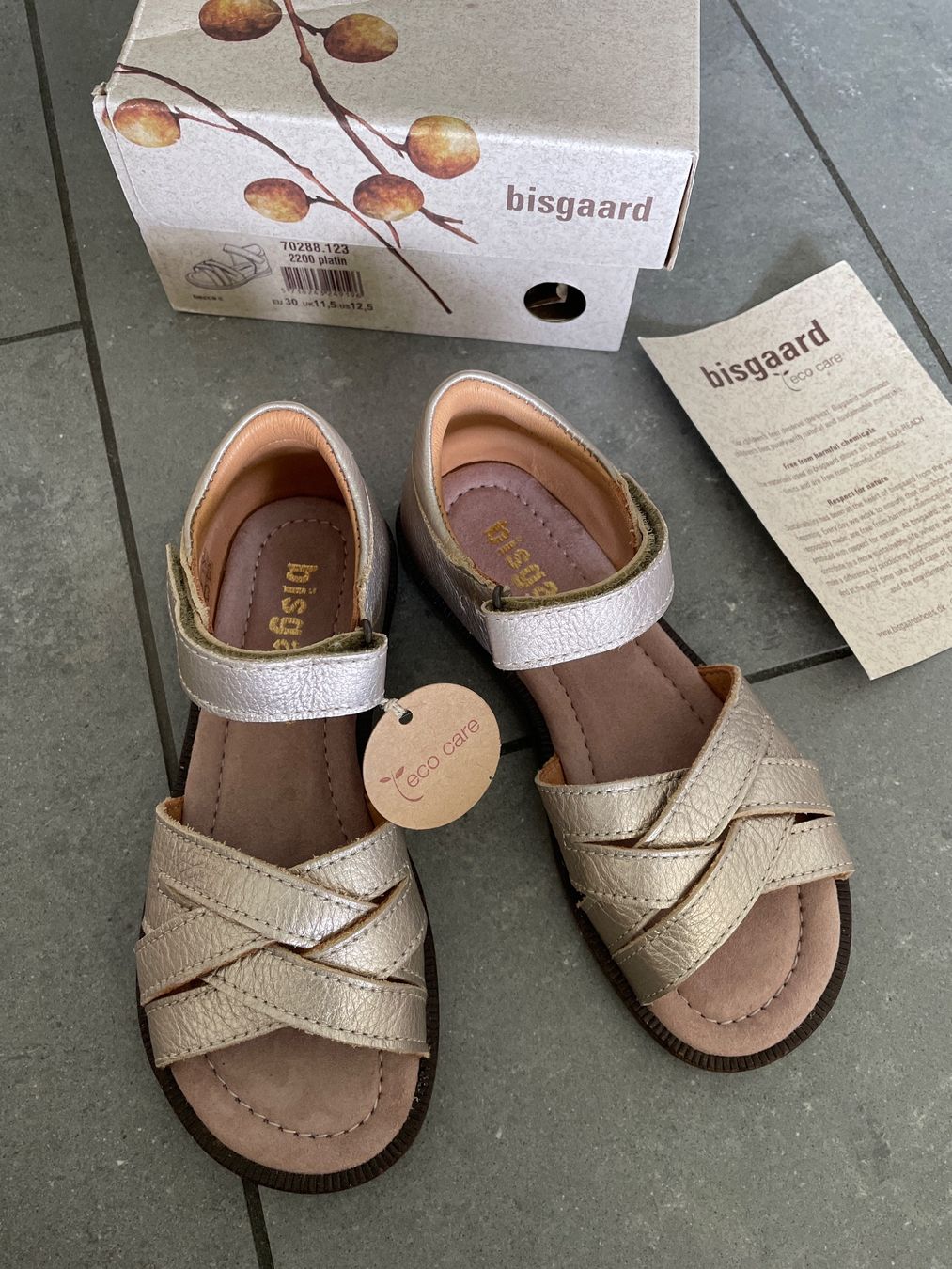 Bisgaard Scarpe per ragazze: Neue Bisgaard Leder-Sandalen – Nuovo e nell'imballaggio originale da Steffisburg venduto da elle013