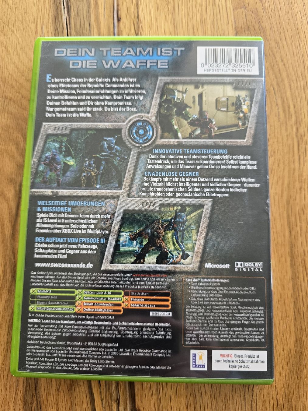 Microsoft Giochi: Star Wars Republic Commando (XBOX)  – Usato da Arisdorf venduto da slangel 1