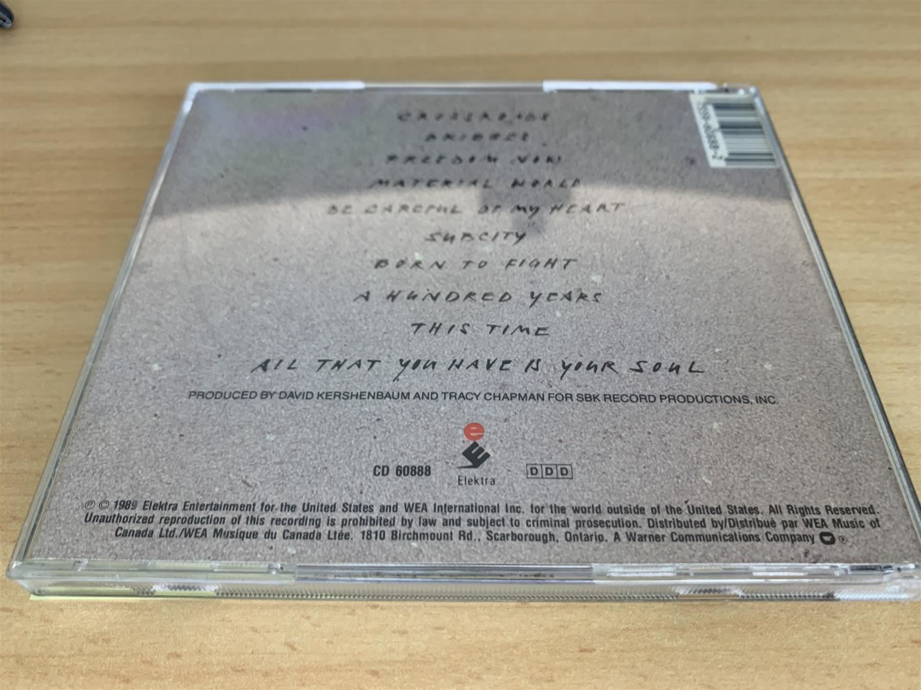 CD: Tracy Chapman – Crossroads – Usato da Rikon im Tösstal venduto da Alpenmutz 1