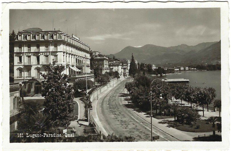 Cartoline postali: AK Lugano Paradiso Quai – Usato da Rheinfelden venduto da wil_m7gh