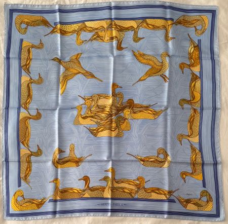 Carré Foulard Hermès 90x90 100% soie