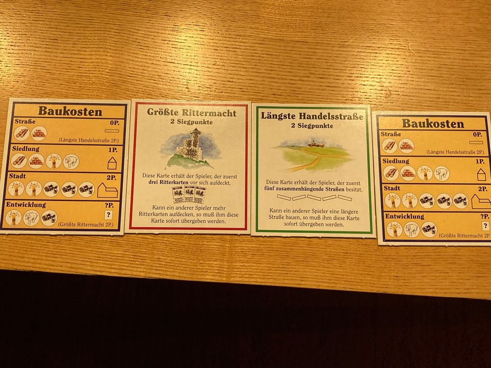 Ersatzteile „Siedler von Catan“ Holz! Preis pro Stück/VB Kaufen auf Ricardo