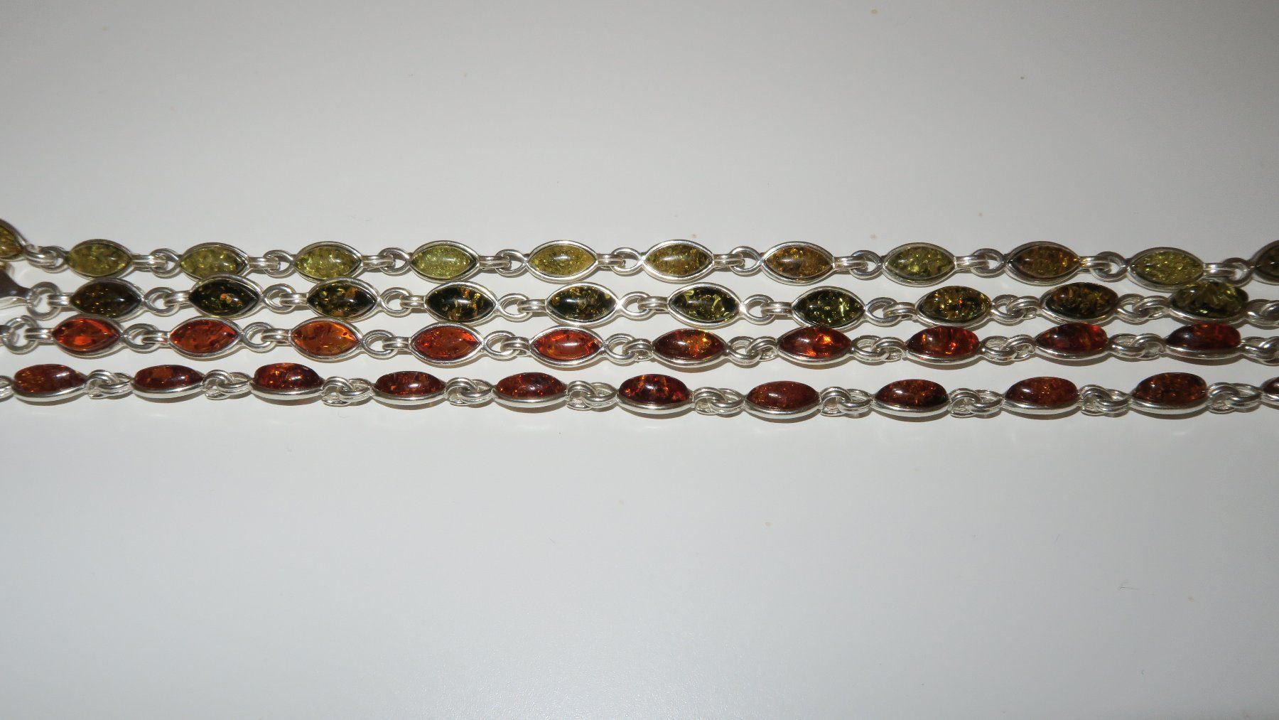 Bracciali & Braccialetti: Bernstein Armband 925 Silber VP 95,- – Nuovo e nell'imballaggio originale da Visp venduto da steinschmuckwelt 4