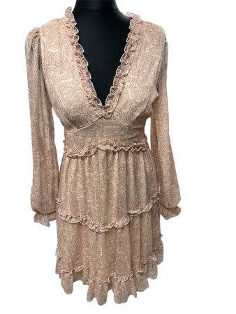 🩷 romantisches Georgetten Kleid