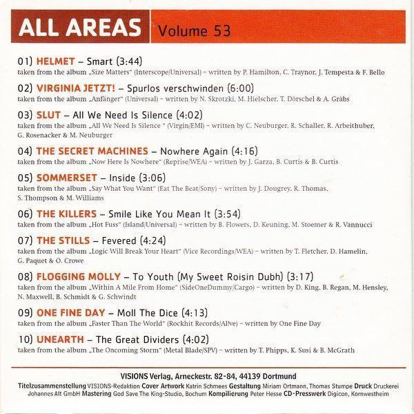 CD: All Areas Volume 53 F15 – Usato da Sessa venduto da fraenklishop 1