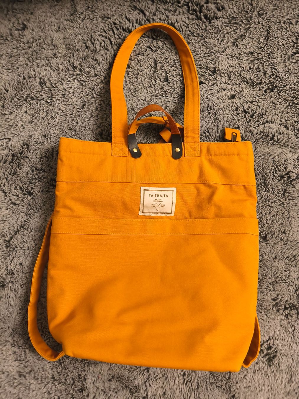 Ta Tha Ta Zaini: Ta.Tha.Ta. Tasche Rucksack senfgelb – Usato da Uster venduto da zebralino