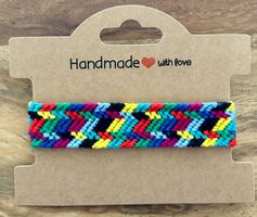 Regenbogen Armband / Freundschaftsband - Neu & handgemacht