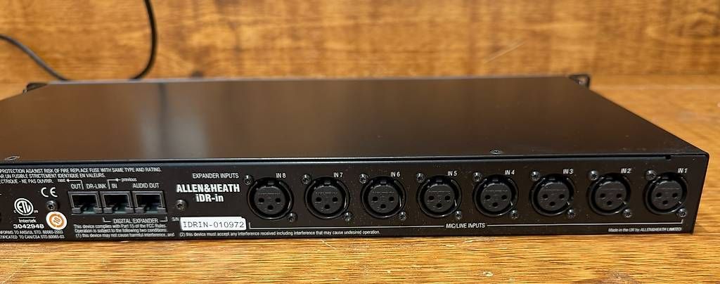 Console di mixaggio: Allen & Heath IDR Input Expander, IDR-IN – Usato da Rüti ZH venduto da Philippek 4
