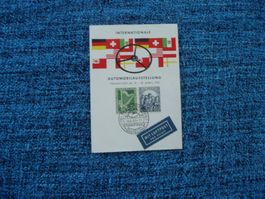 DE-Berlin  1951 Nr. 72/73 auf Ausstellungs Karte