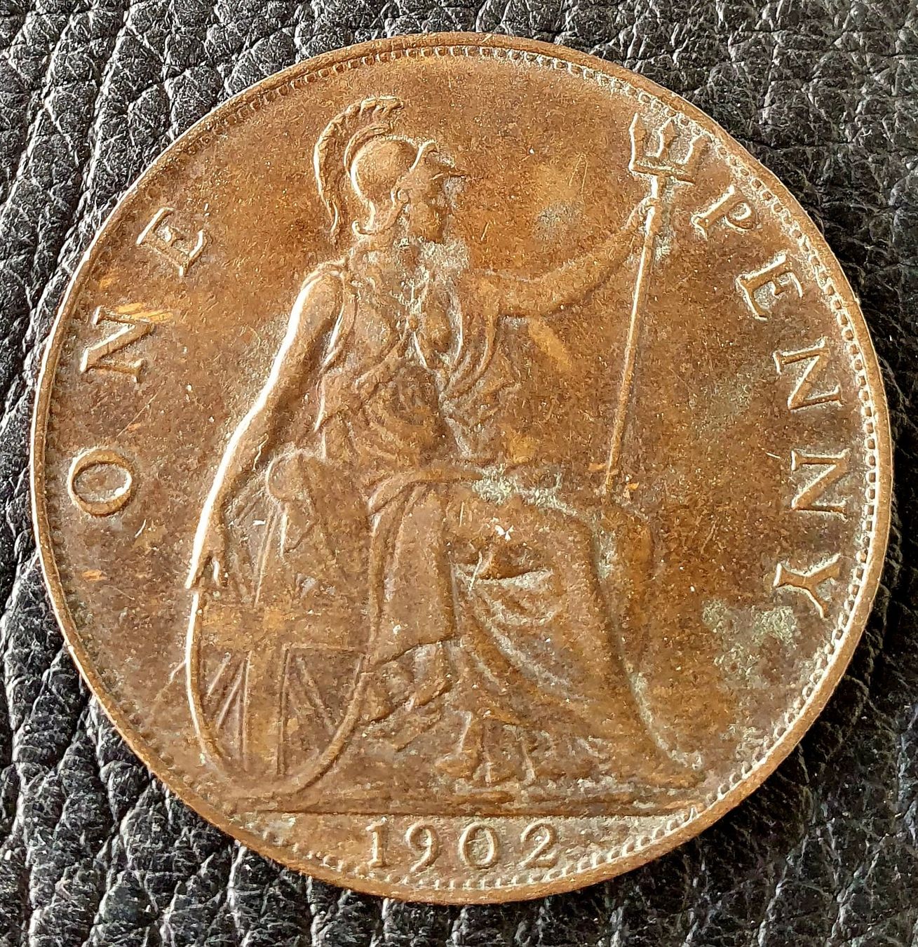 Alle Münzen: 1 Penny 1902 – Gebraucht aus Egerkingen von Acc1 1
