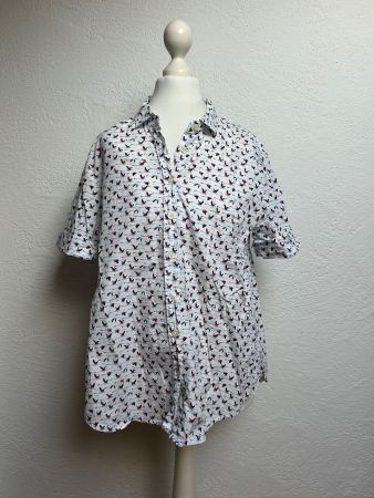 Sommer Hemd Damen "rossana diva" Gr. 40, Italienische Mode