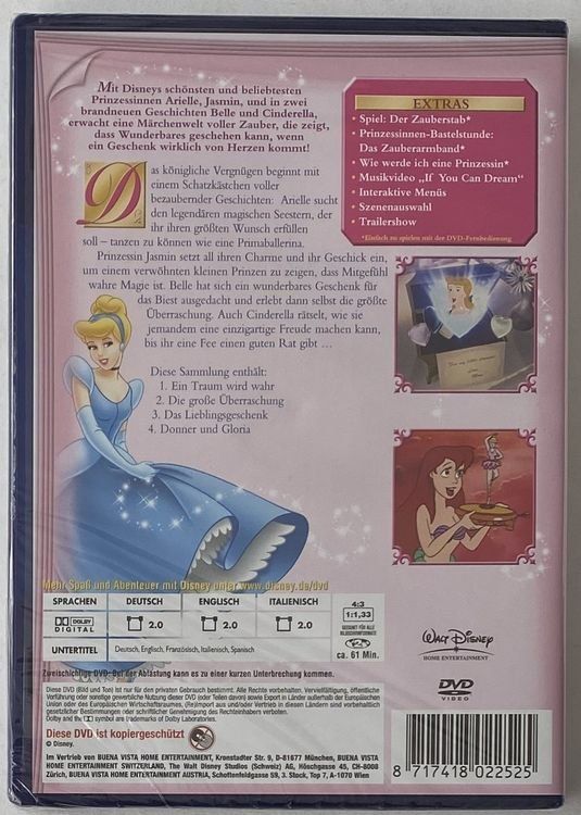 Tutti i DVDs: Prinzessinnen Träume Vol. 1 – Nuovo e nell'imballaggio originale da Flums venduto da Asquillo 1