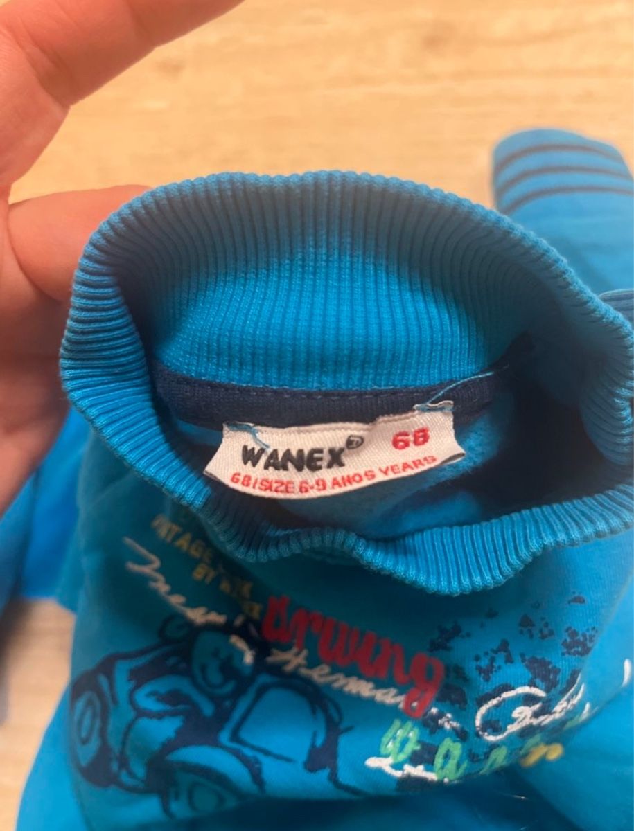 Maglioni & Felpe: Kinder-Pullover, Gr. 68, By Wanex, Türkis – Usato da Kaisten venduto da saleforfun 4