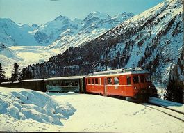 PONTRESINA Berninabahn, Morteratschgletscher & Berninagruppe