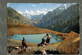 AK color Le Lac du Pontet F Hautes Alpes ≈ 1958