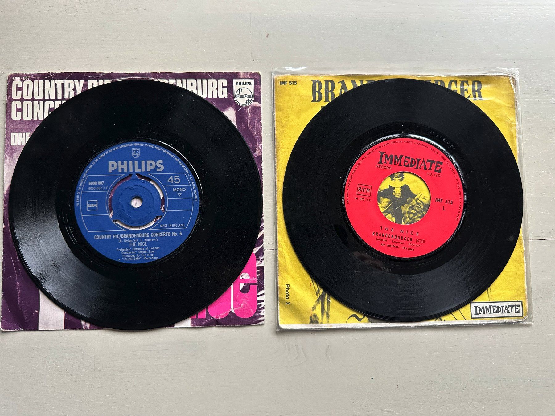 Dischi in vinile: NICE EMERSON LAKE PALMER KEITH super rare Singles Progressiv – Usato da Basel venduto da Partridge 2