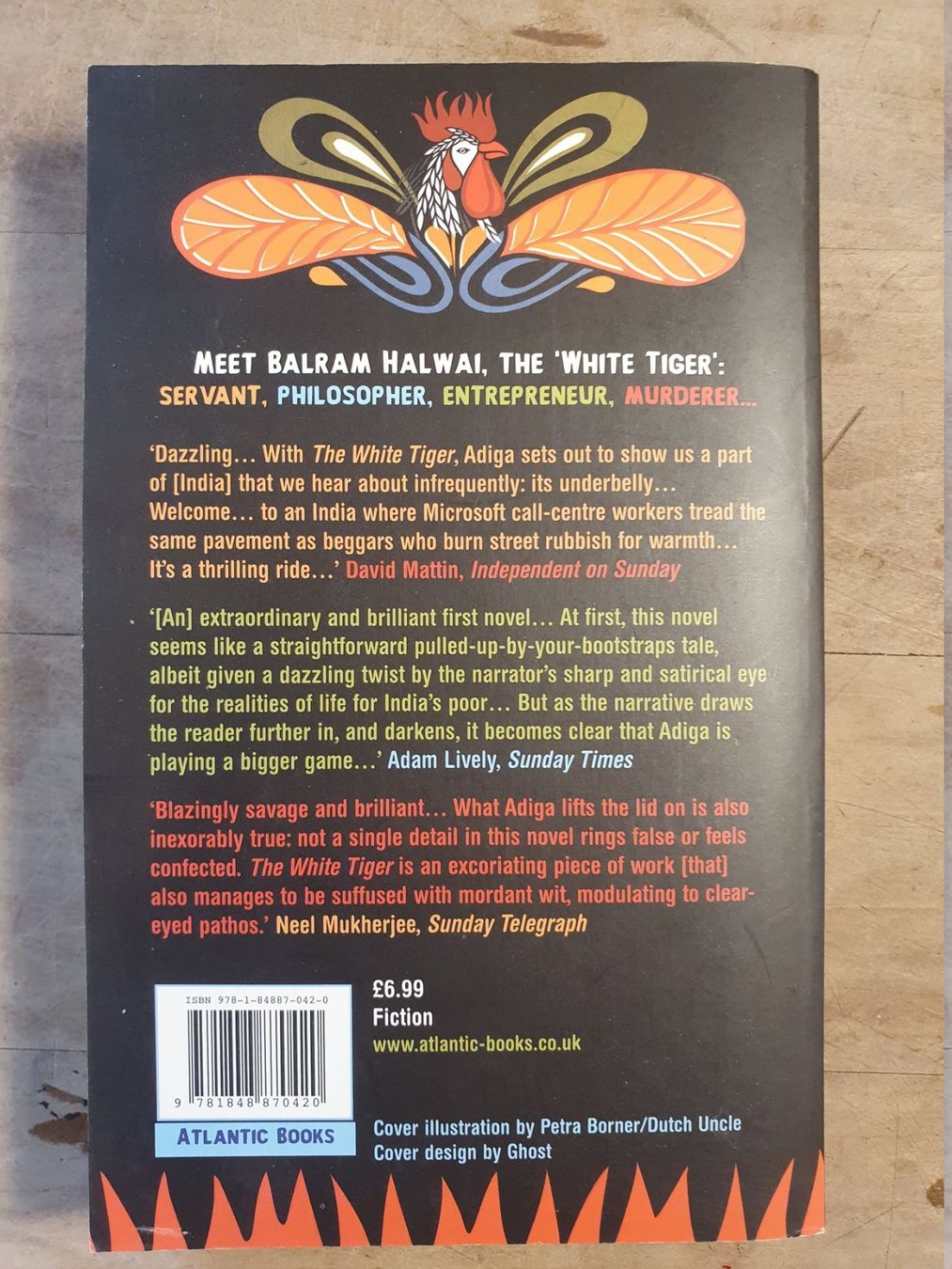 Libri: The White Tiger Aravind Adiga Atlantic – Usato da Zürich venduto da loosebone 1