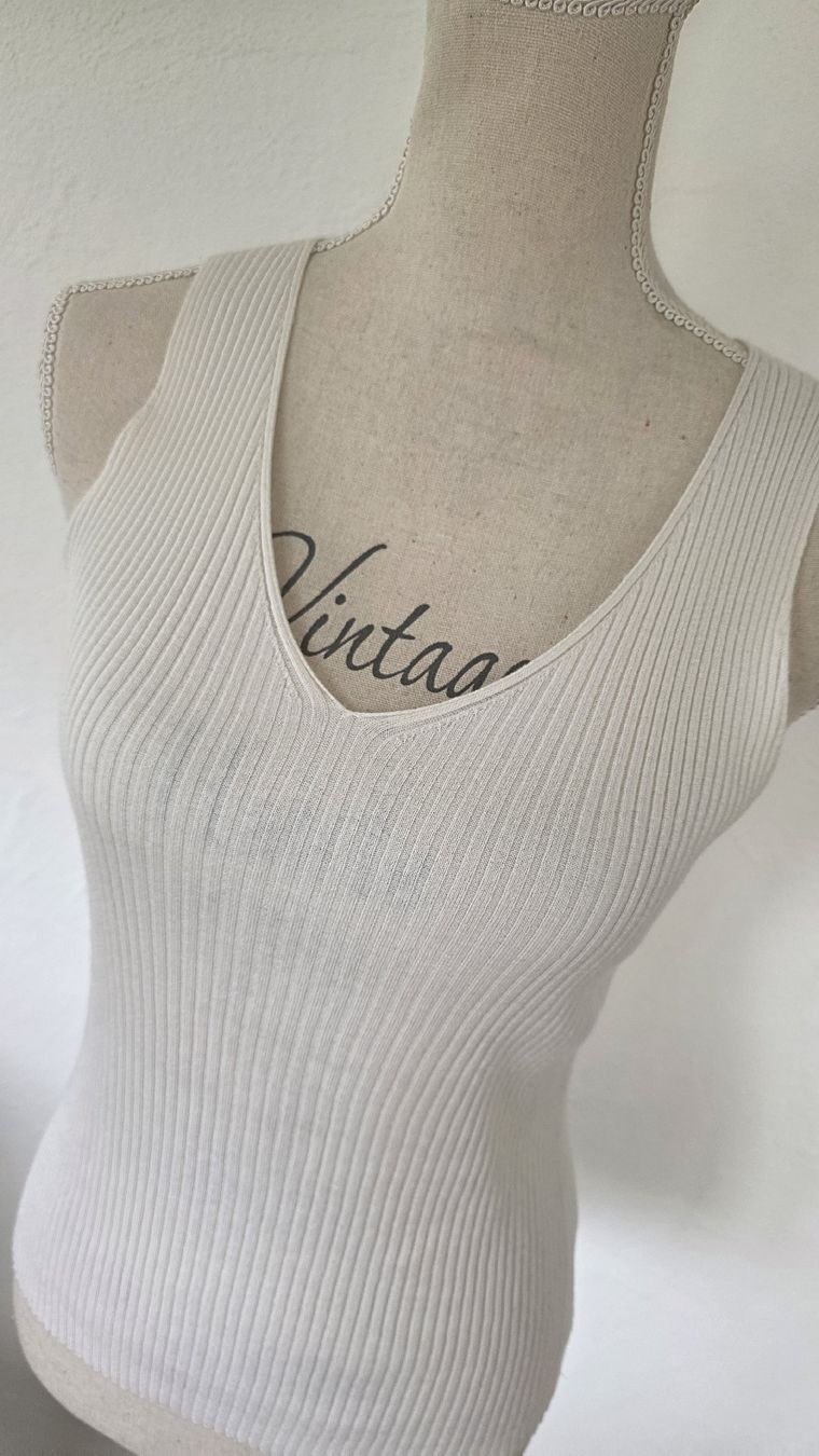Top: Seiden Strickshirt von "HANDMADE" Gr. XS – Nuovo (secondo la descrizione) da Schneisingen venduto da backstore24 1