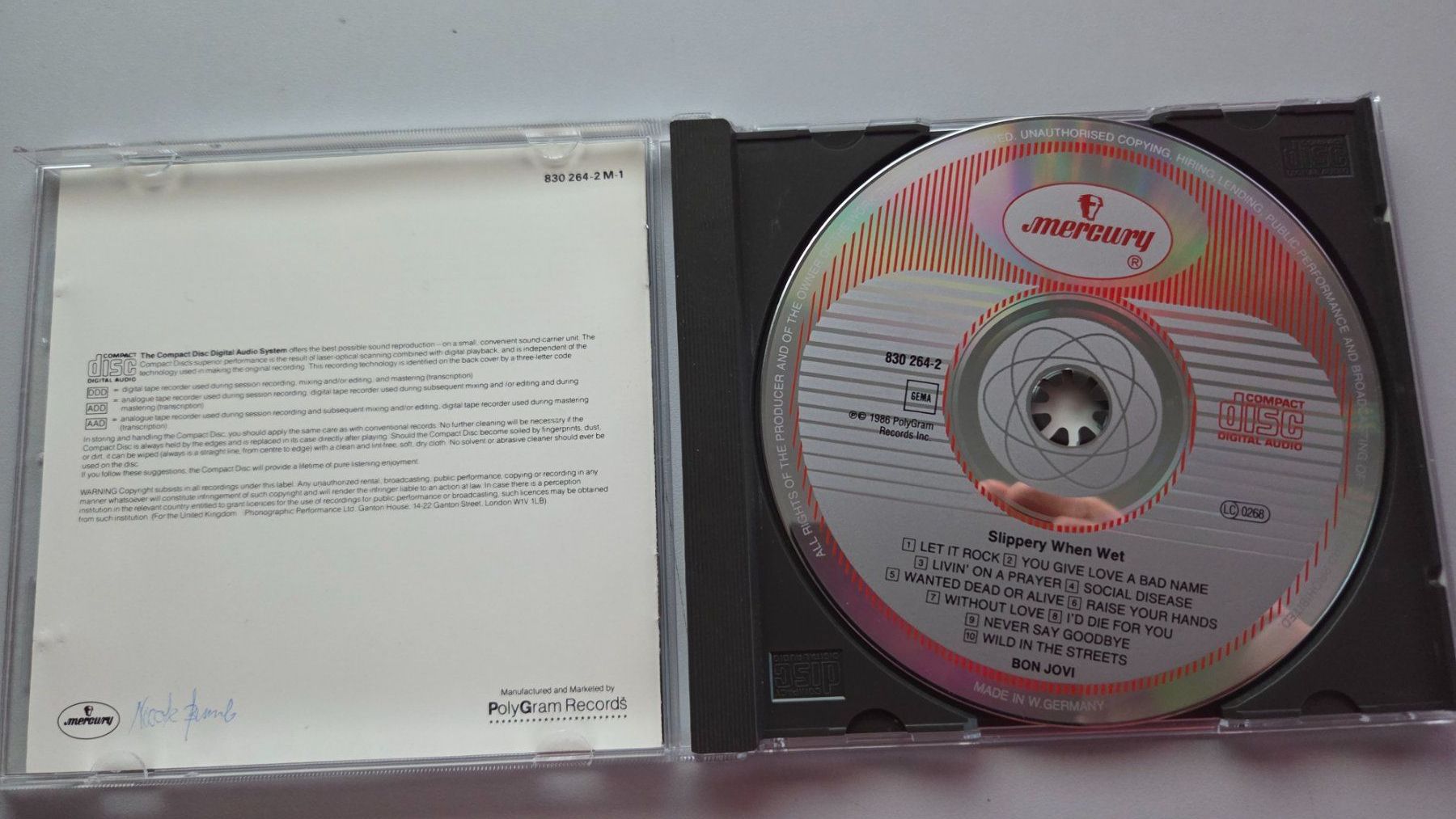 CD: CD BON JOVI - Slippery When Wet – Usato da Schaffhausen venduto da Kellerrassel 2
