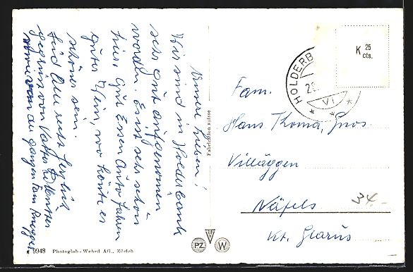 Cartes postales: Holderbank-Wildegg, Ortsansicht bei Tag – D'occasion à Berlin par bartko-reher 1