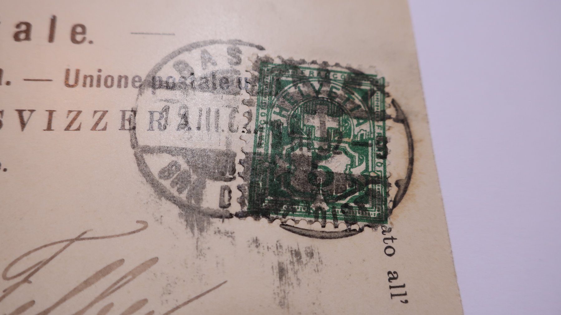 Ansichtskarten: Basel Munster mit Platz 1902 – Gebraucht aus Cormoret von Pascalll2001 4