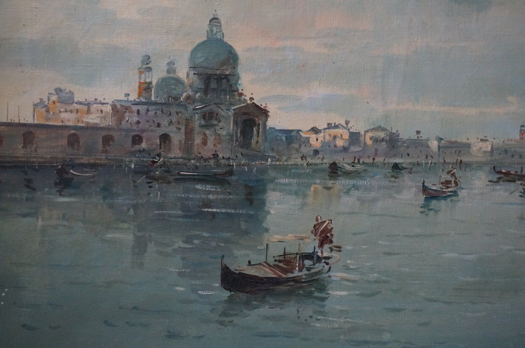 Dipinti: Venedig Ansicht Ölgemälde signiert "RIVA" – Usato da Spreitenbach venduto da Salesmanship 2
