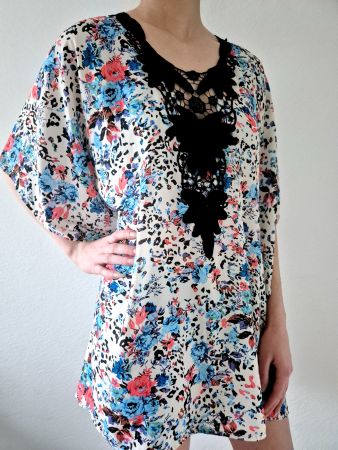 TUNIKA PONCHO BLUSE ONE SIZE COSITA LINDA M L XL 38 40 44 46