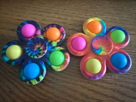 2x Fidget-Spinner: sensorisches Stressabbau Drehspielzeug