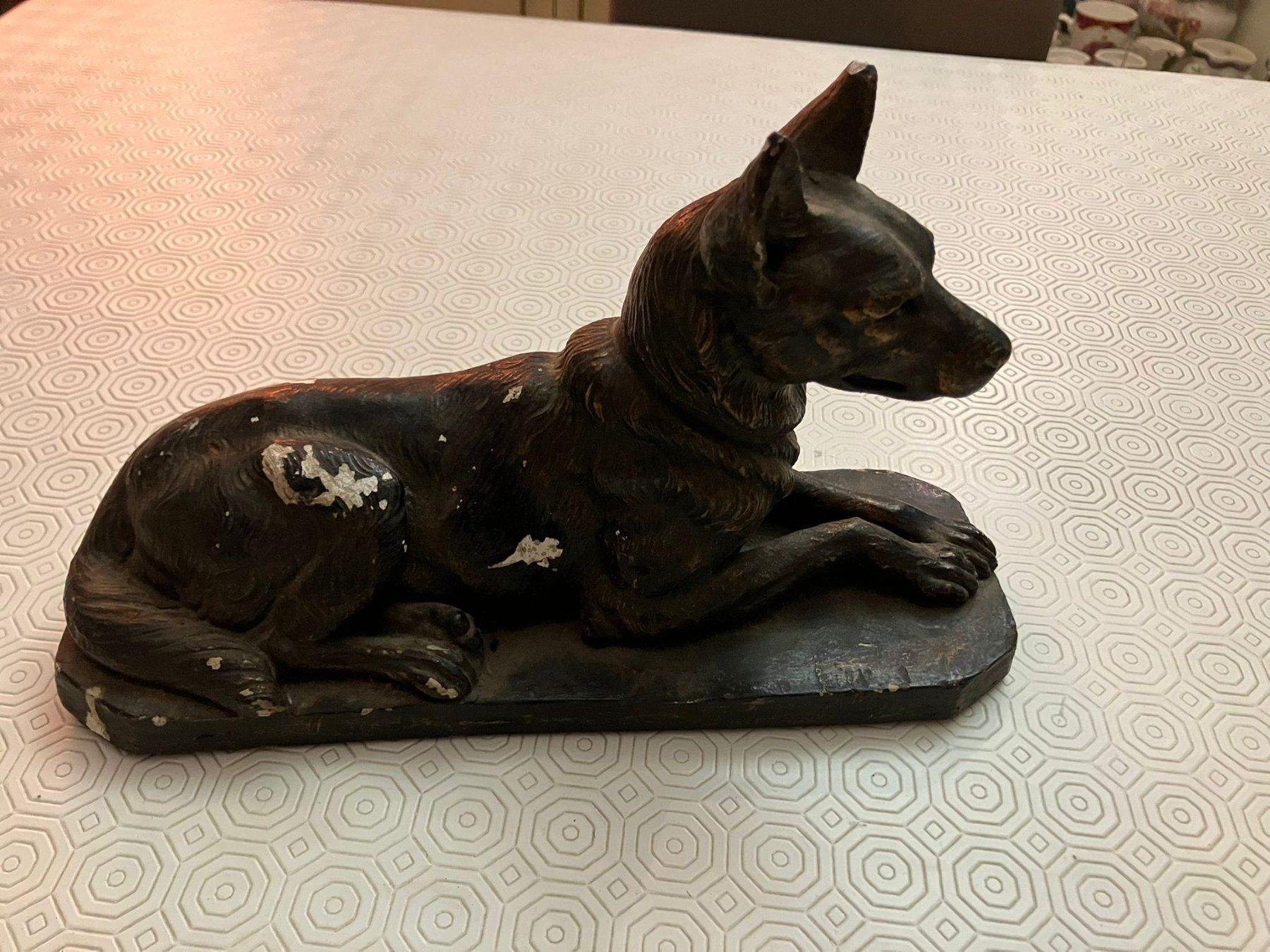 Sculture & Statue: Statua cane da restaurare – Difettoso da Melano venduto da H-Sara