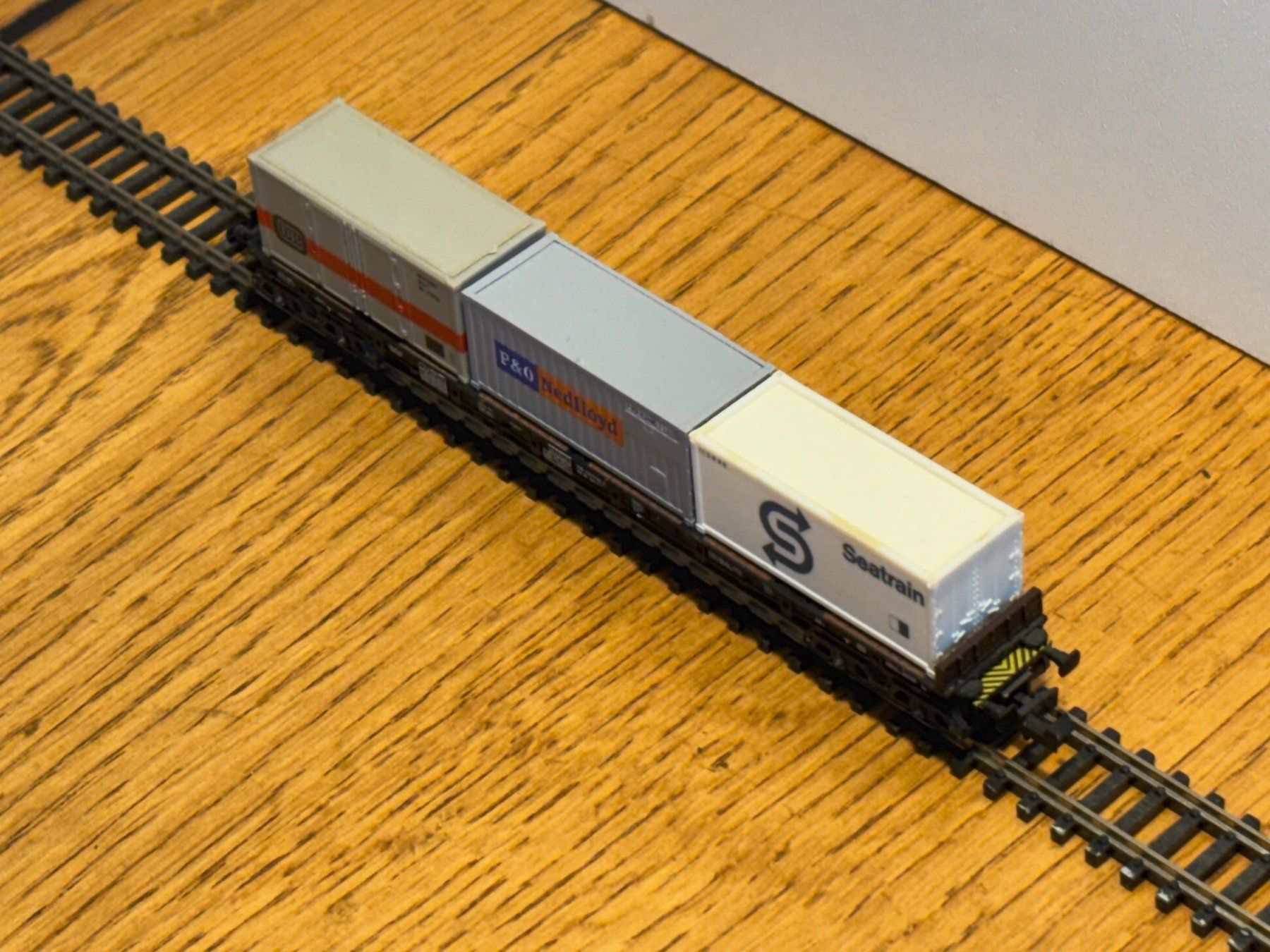 Modellini di ferrovie: L2423: Containerwagen (Spur N) – Usato da Birsfelden venduto da Birs_25 2