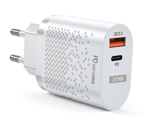 Caricabatterie: Dual-Port Ladegerät USB 3,0 + PD – Nuovo e nell'imballaggio originale da Liestal venduto da OMAROSHOP