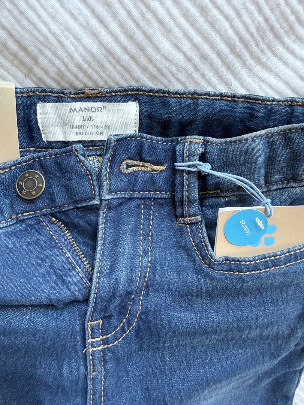 Mango Pantalons: Manor Jeans Blau - Gr. 128, NEU – Neuf avec emballage d'origine à Baden par JellyMonster 2