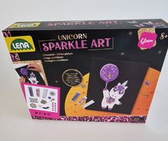 Lena Unicorn Sparkle Art Glitzerbild Bastelset, Neu