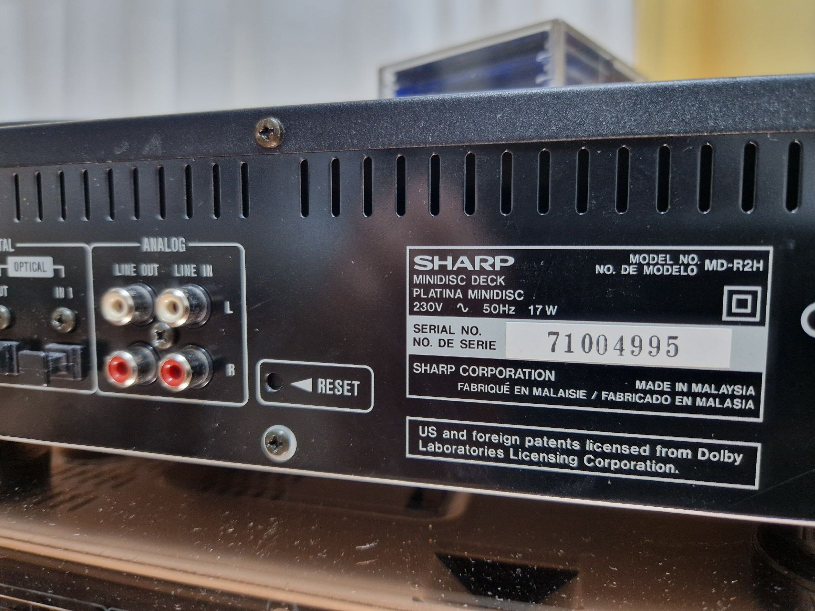 Sharp Registratori: Sharp MD-R2H – Usato da Arbon venduto da Mayak_Sound 7