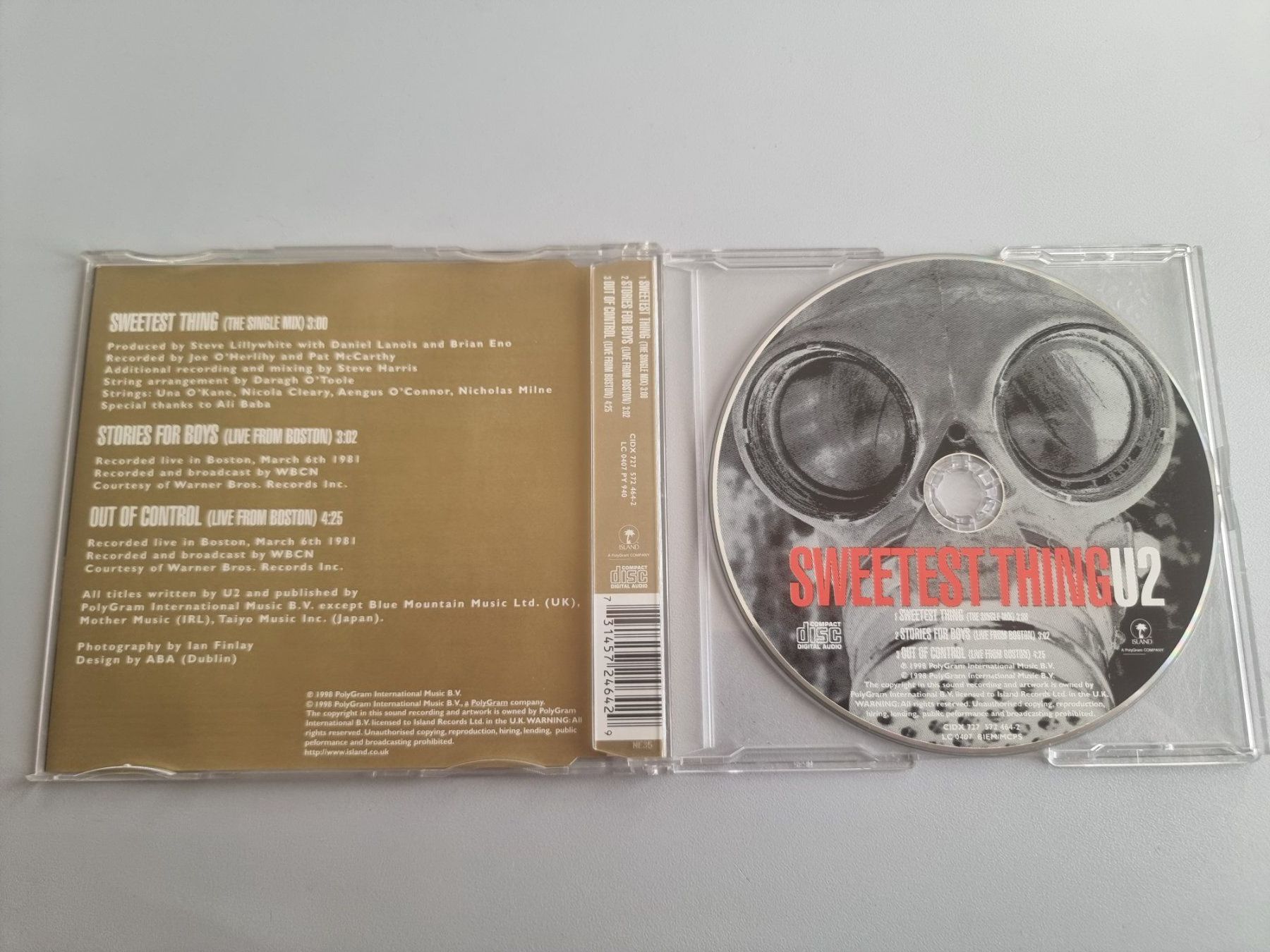 CD: CD U2 - Sweetest Thing Single Maxi Rarität – Usato da Schaffhausen venduto da Kellerrassel 2