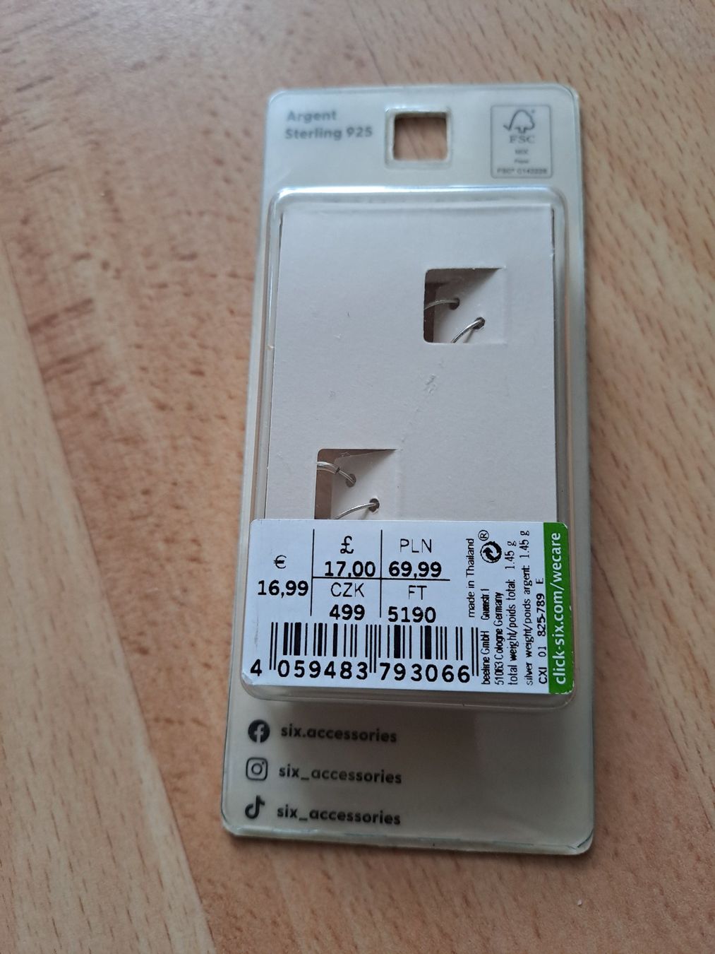 Orecchini pendenti & Orecchini a lobo: Ohrringe, 925 Silber – Nuovo e nell'imballaggio originale da Hombrechtikon venduto da Rada039 1
