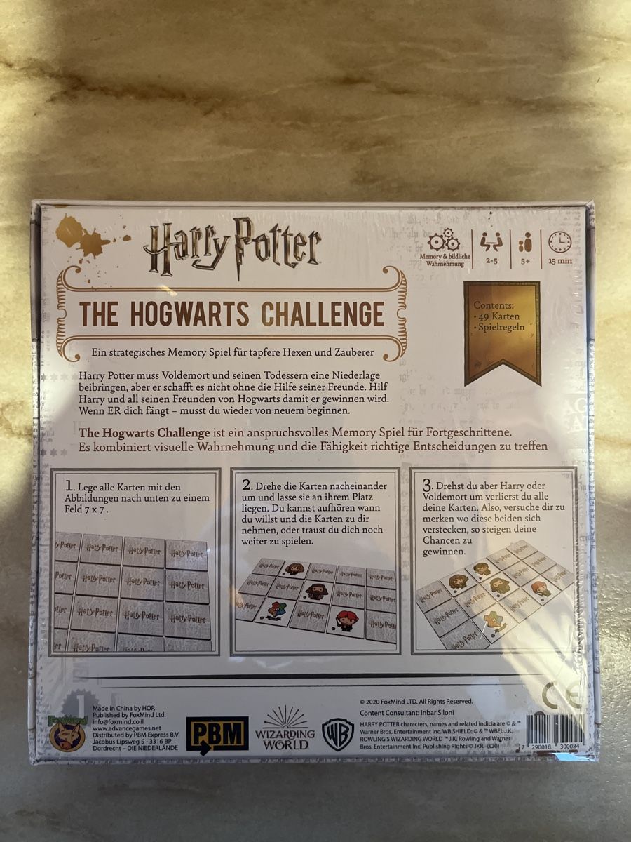 Giochi: Harry Potter Memory – Nuovo e nell'imballaggio originale da Einsiedeln venduto da sandramon 1