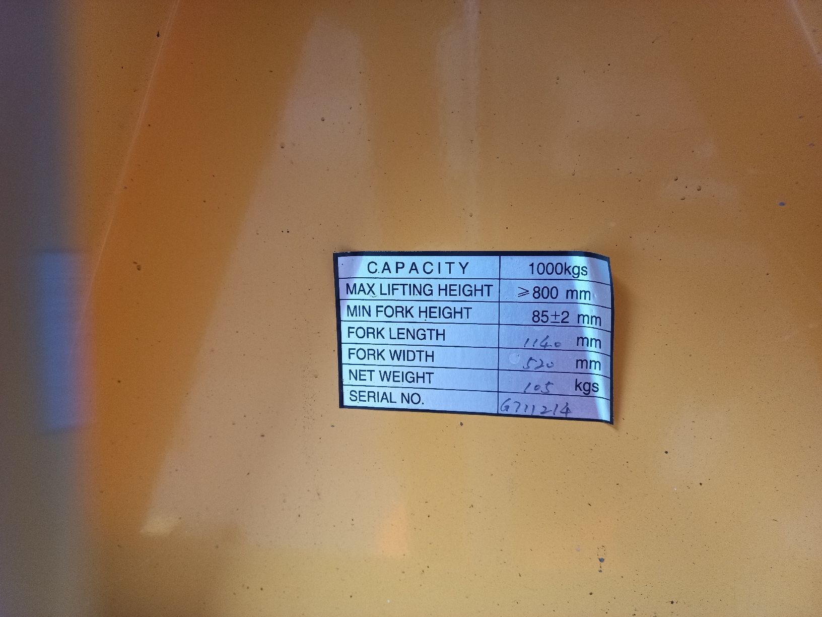 Carrelli elevatori e a forche: Transpallet – Usato da Biasca venduto da LorisF. 1
