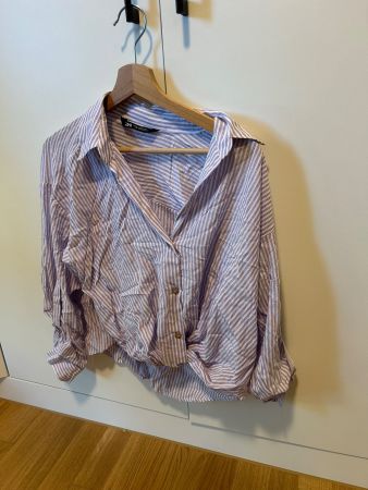 Damen Bluse Zara gestreift Grösse S guter Zustand