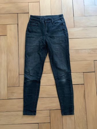 LEVIS - High Rise Skinny Jeans schwarz XS