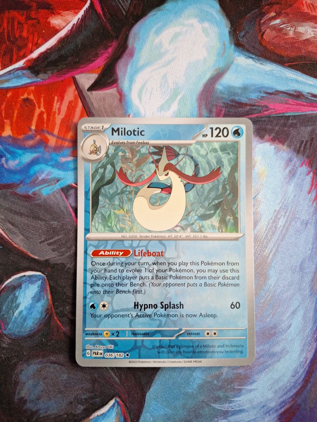 Pokémon Carte collezionabili: Milotic - Reverse Holo - Pokemon Paradox Rift – Usato da Altstätten SG venduto da GGsGameshop