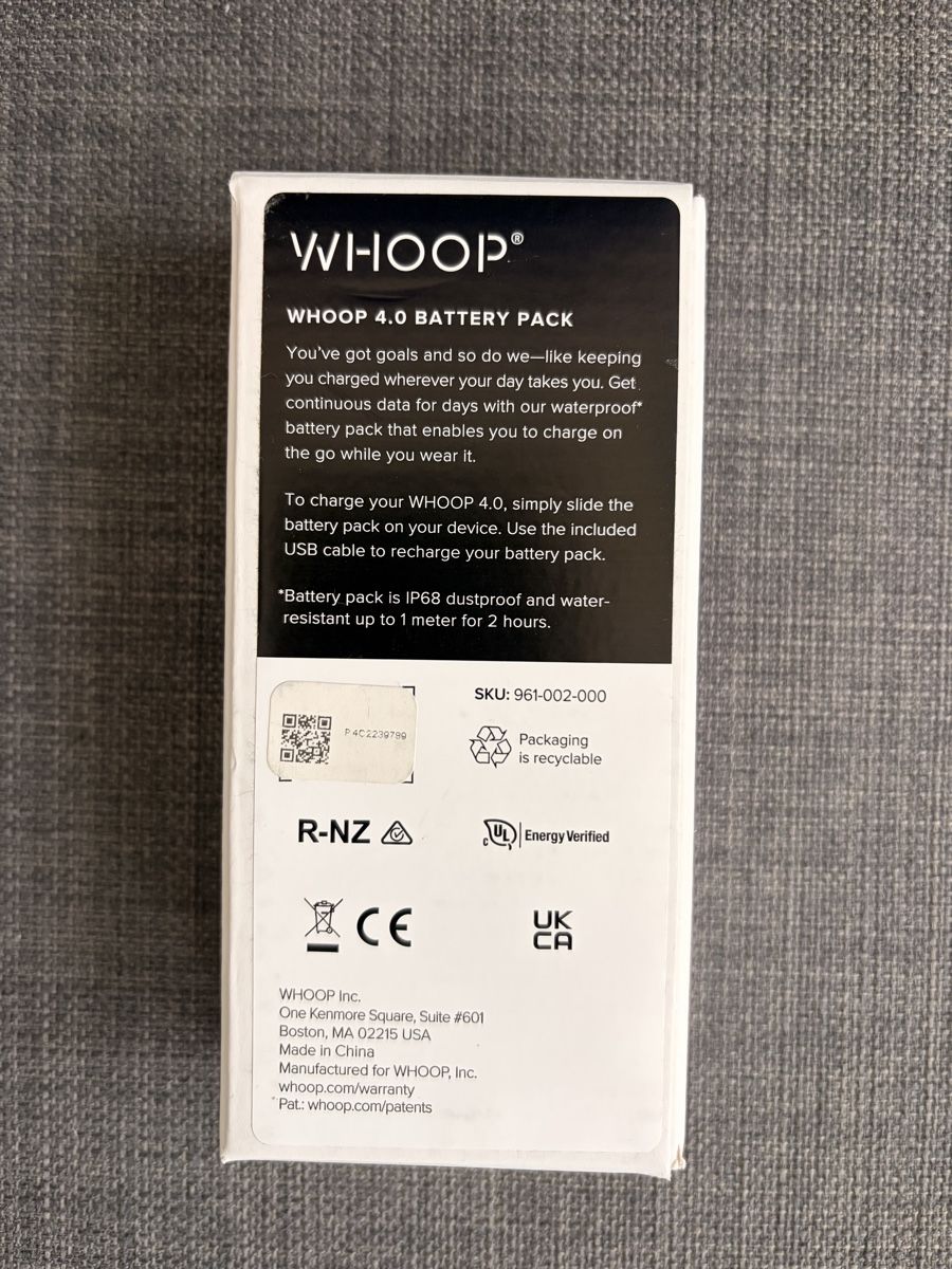 Whoop Smartwatch: Whoop 4.0 avec accessoires – Usato da Biel/Bienne venduto da Shaqir.s 1