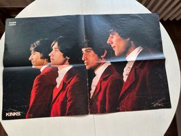 KINKS RAY DAVIES DAVE rare original Poster + Berichte 60's