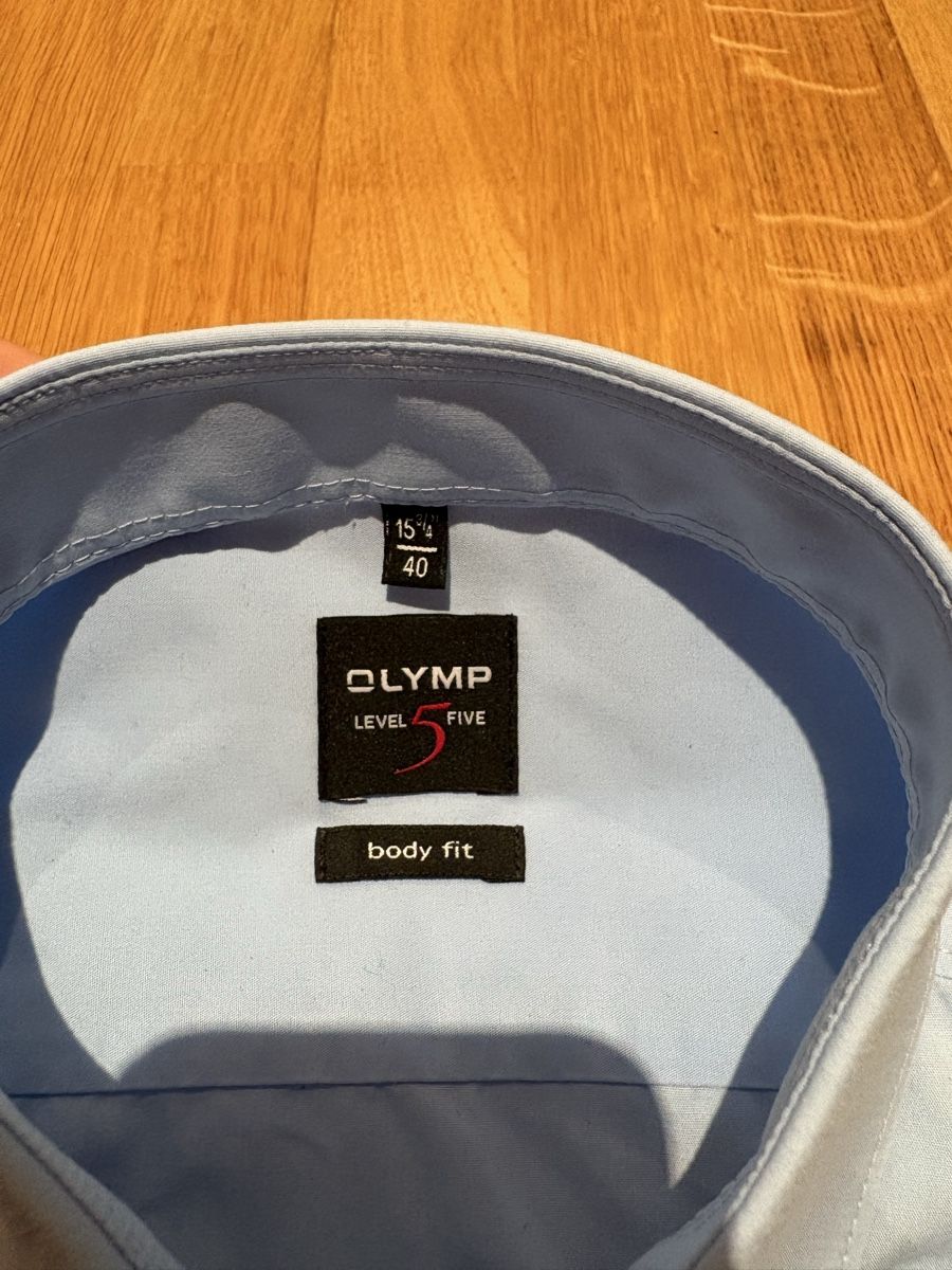 Hemden: Hellblaues Olymp Langarm Hemd – Neu (gemäss Beschreibung) aus Balzers von lea_sy5p 1