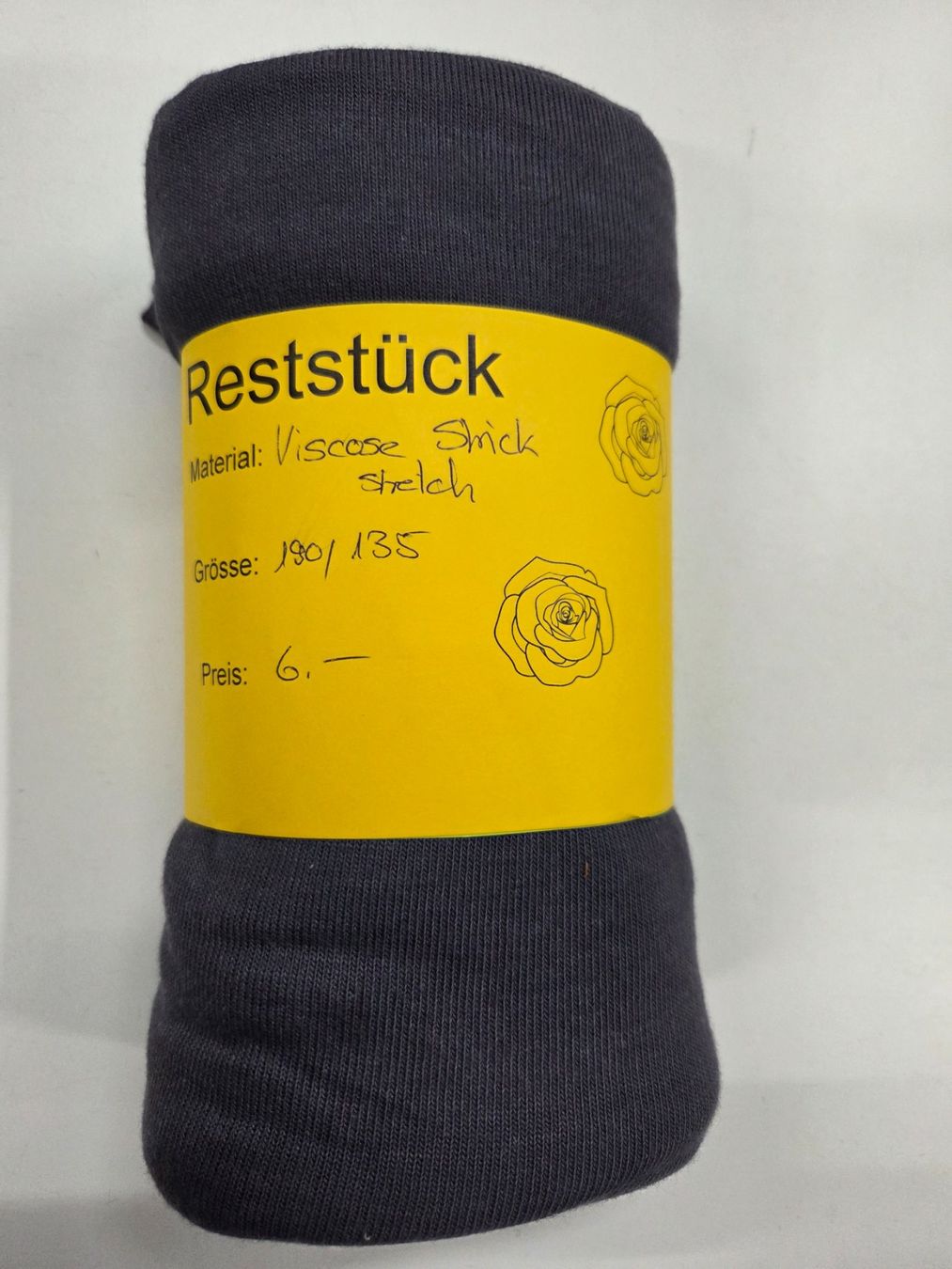 Tessuti: Reststück Viskose Strick Stretch dunkelgrau – Nuovo (secondo la descrizione) da Affoltern am Albis venduto da Hanigufo